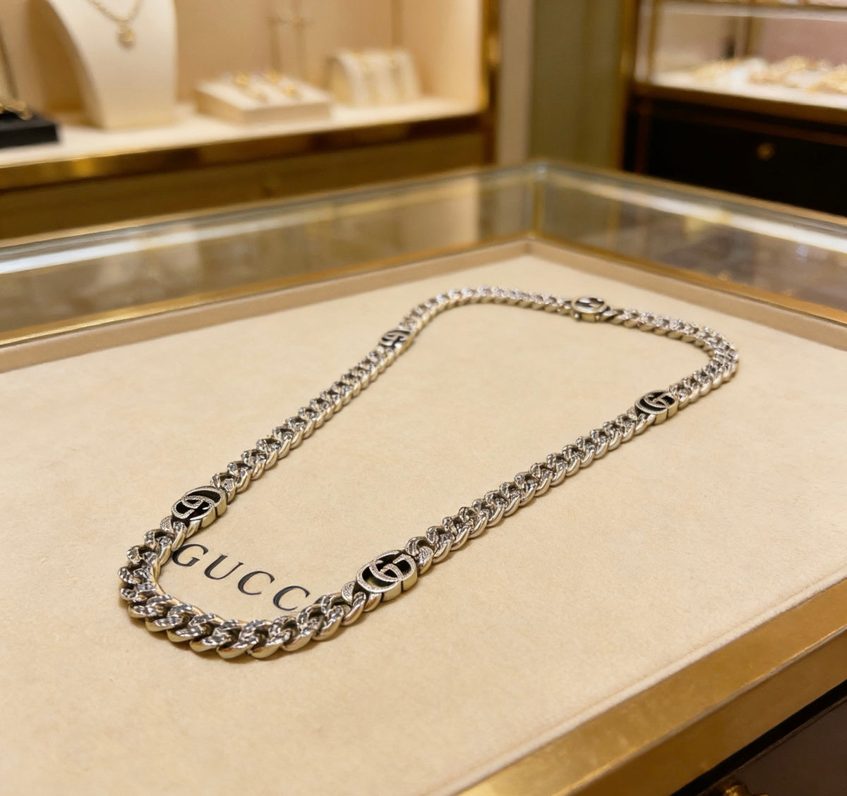 antique chain Jewelry Set for women - alternate angle view 5