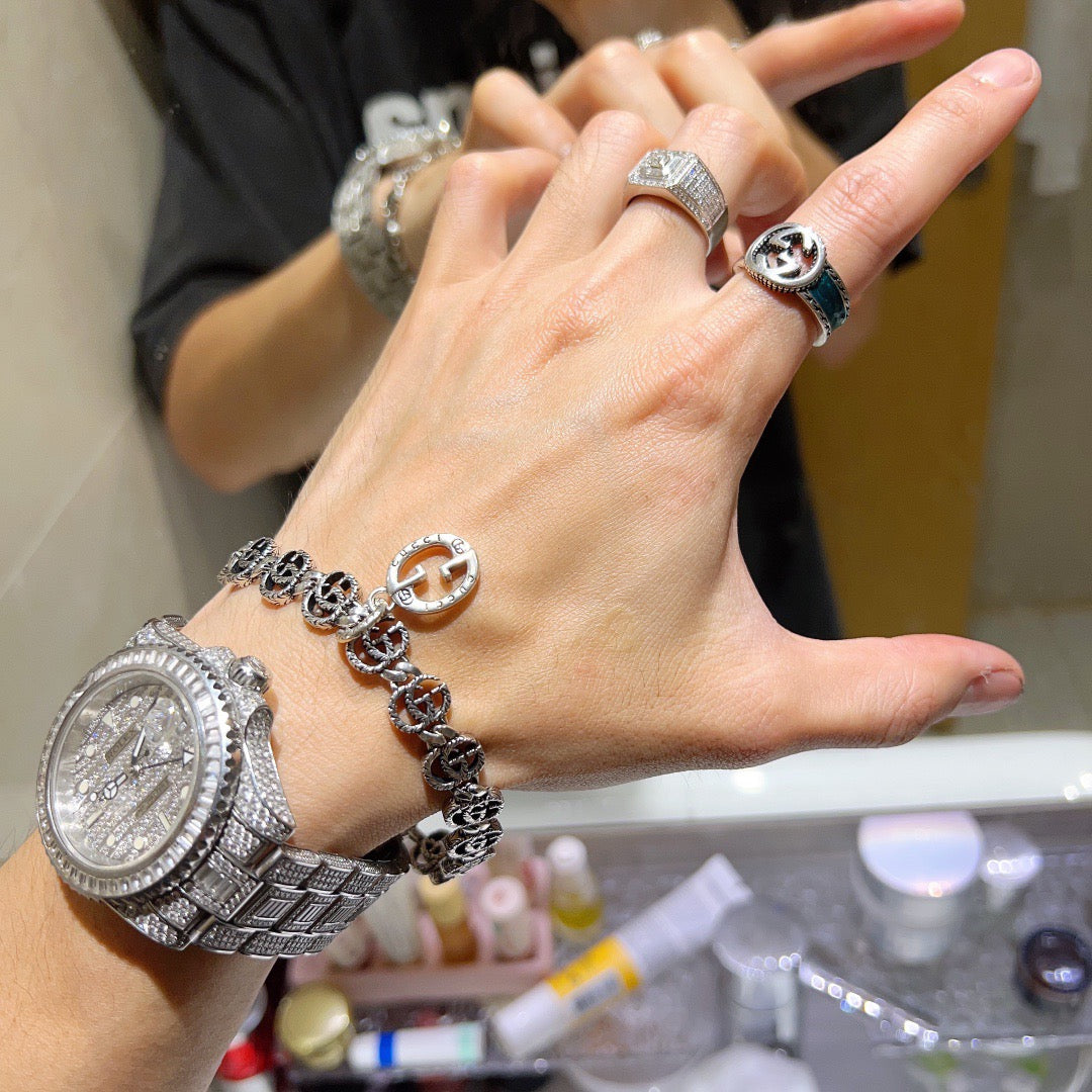 delicate Bracelet for men - alternate angle view 6