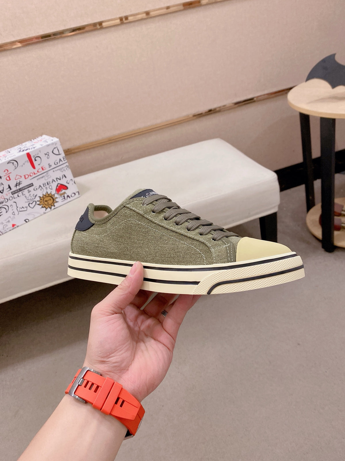 Dolce & Gabbana DG Men's Fashion Athletic Casual Sneakers
