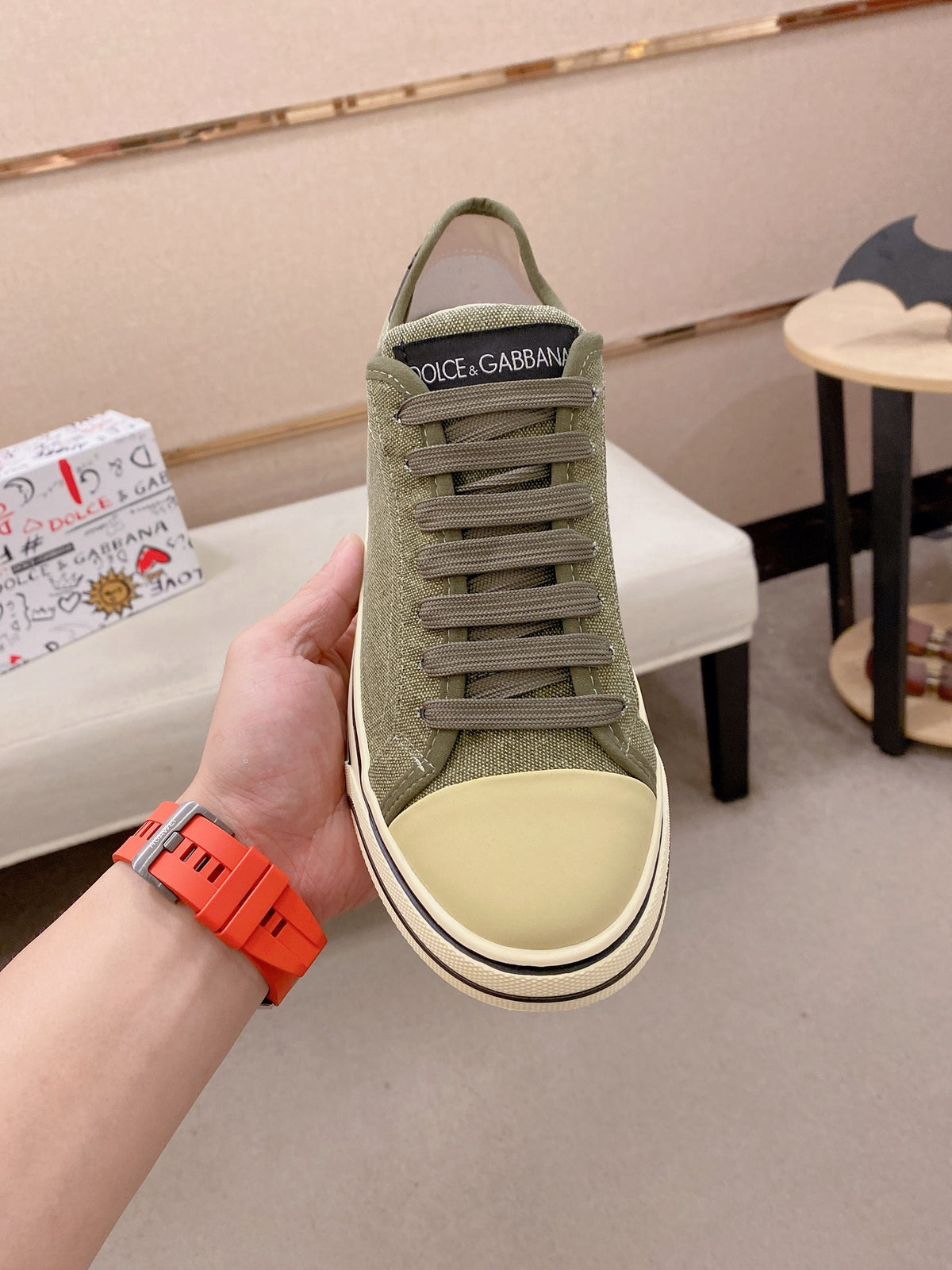 Dolce & Gabbana DG Men's Fashion Athletic Casual Sneakers