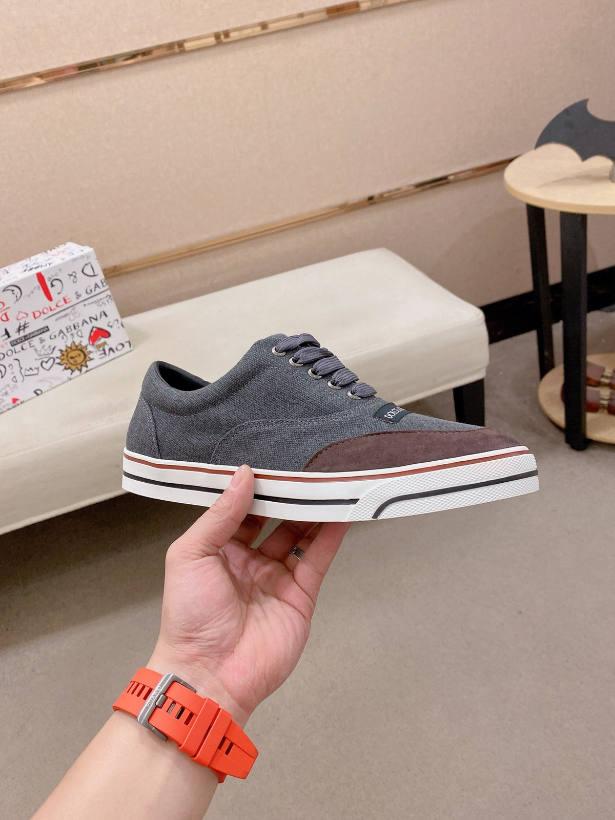 Dolce & Gabbana DG Men's Fashion Athletic Casual Sneakers