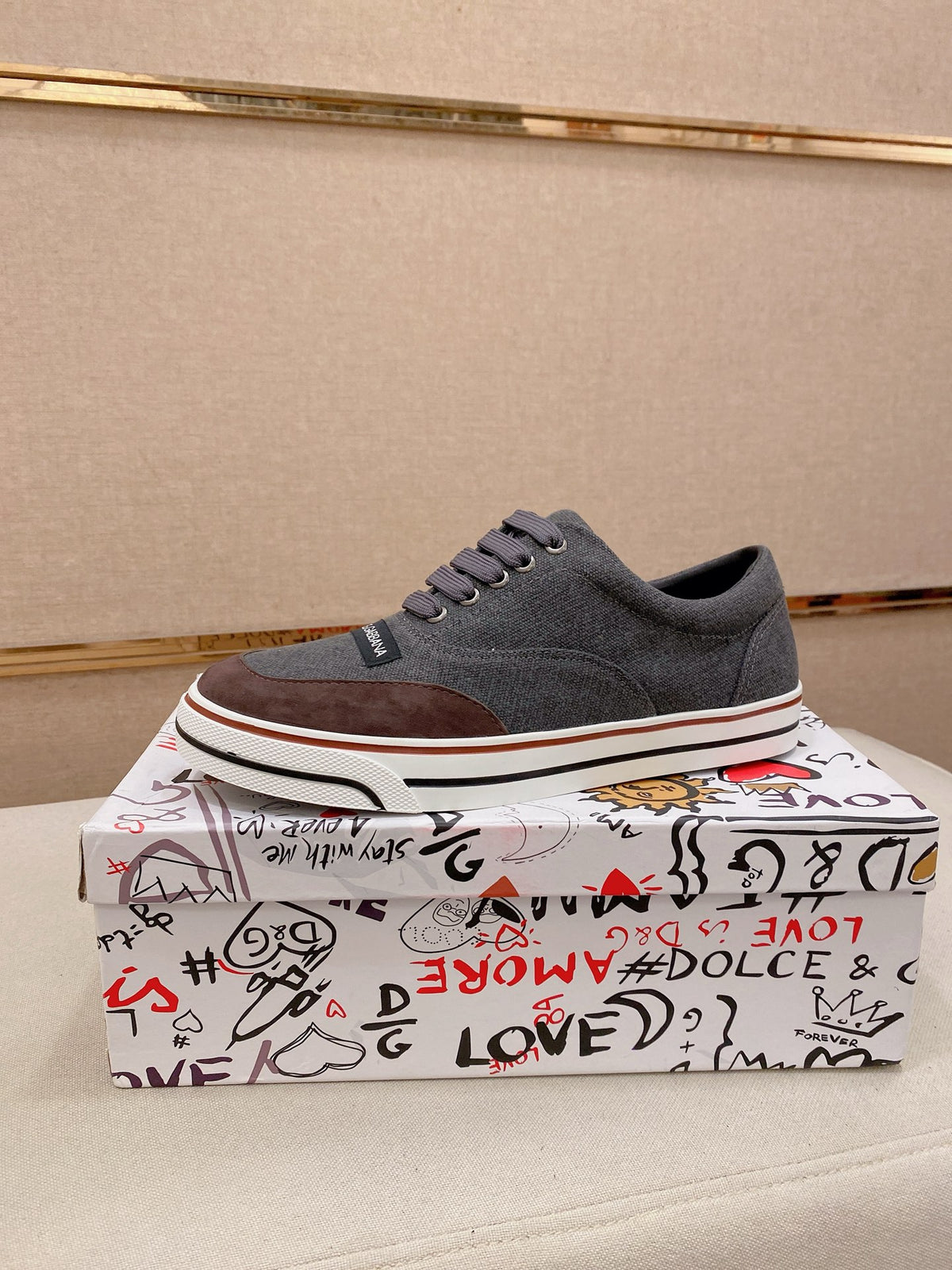 Dolce & Gabbana DG Men's Fashion Athletic Casual Sneakers