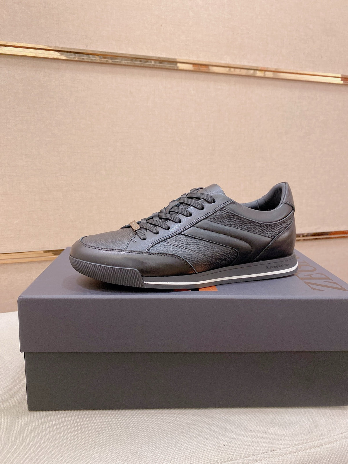 Ermenegildo Zegna Men's Calfskin Casual Shoes
