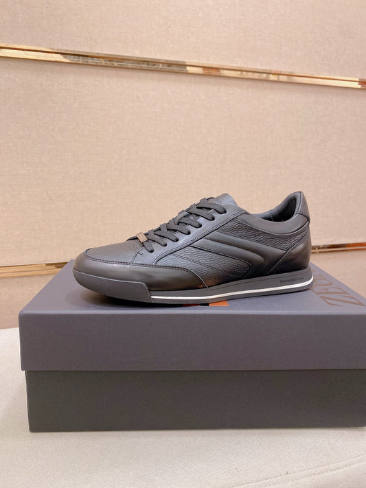 Ermenegildo Zegna Men's Calfskin Casual Shoes