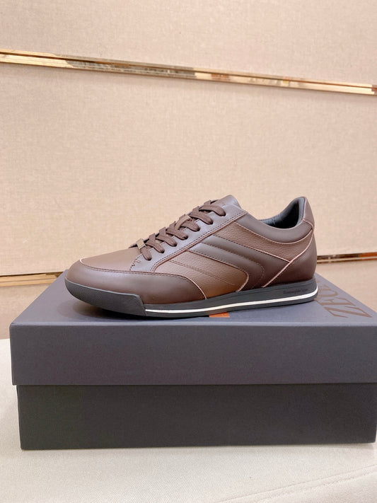 Ermenegildo Zegna Men's Calfskin Casual Shoes
