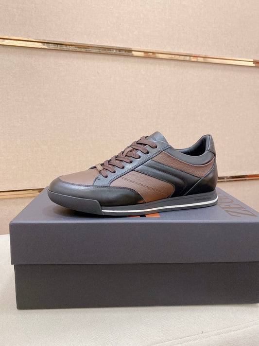 Ermenegildo Zegna Men's Calfskin Casual Shoes