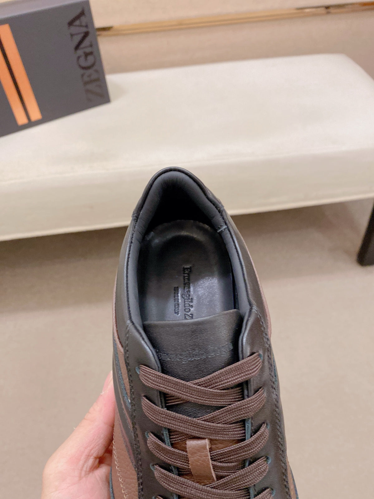 Ermenegildo Zegna Men's Calfskin Casual Shoes