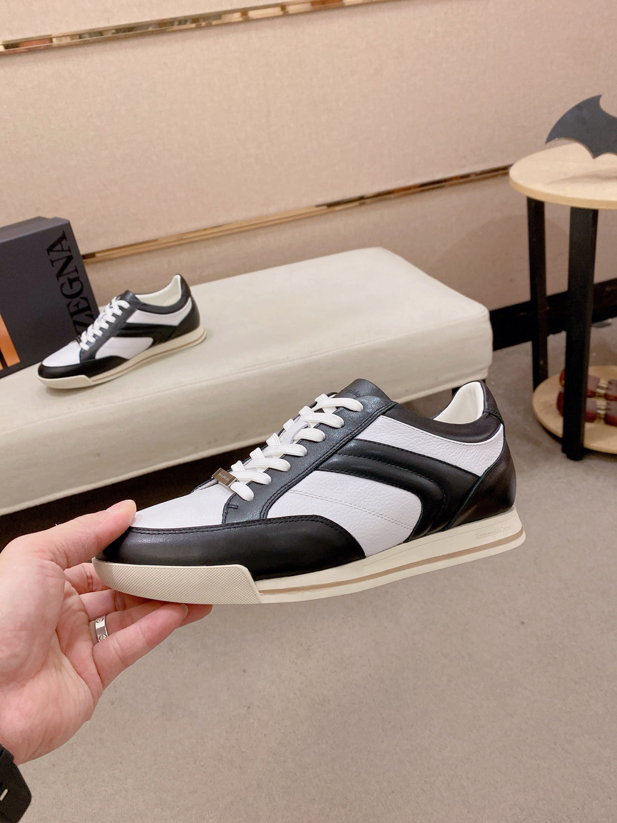 Ermenegildo Zegna Men's Calfskin Casual Shoes