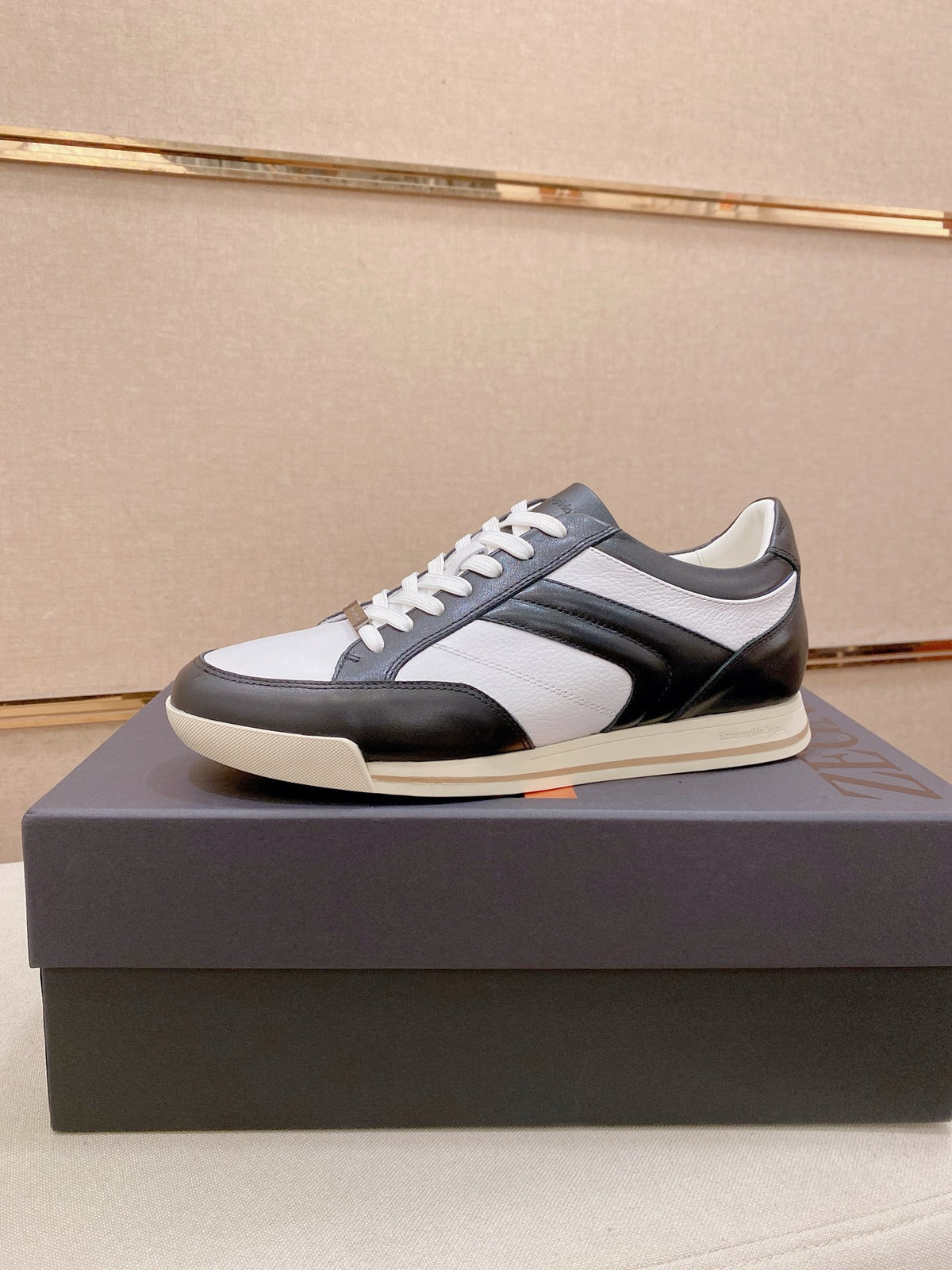 Ermenegildo Zegna Men's Calfskin Casual Shoes