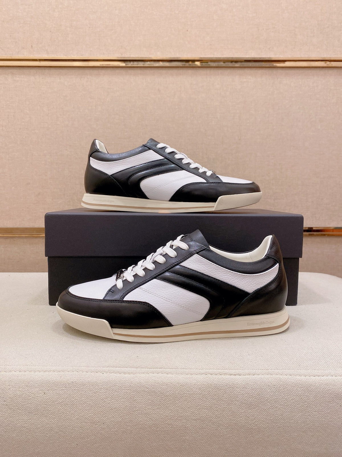 Ermenegildo Zegna Men's Calfskin Casual Shoes