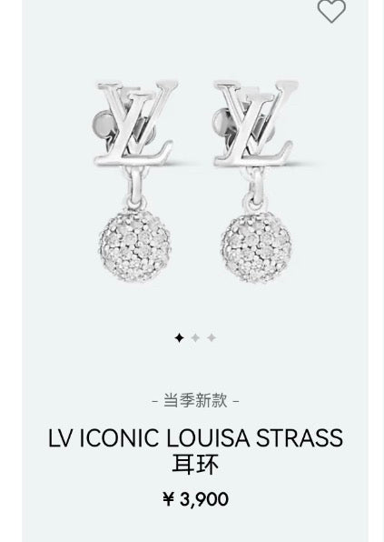 letter Stud Earrings for women - product detail view