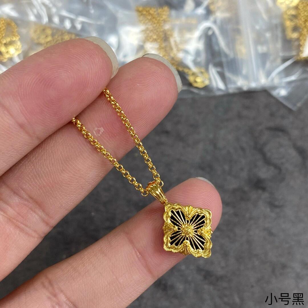 gold crystal Stud Earrings for women - alternate angle view 5