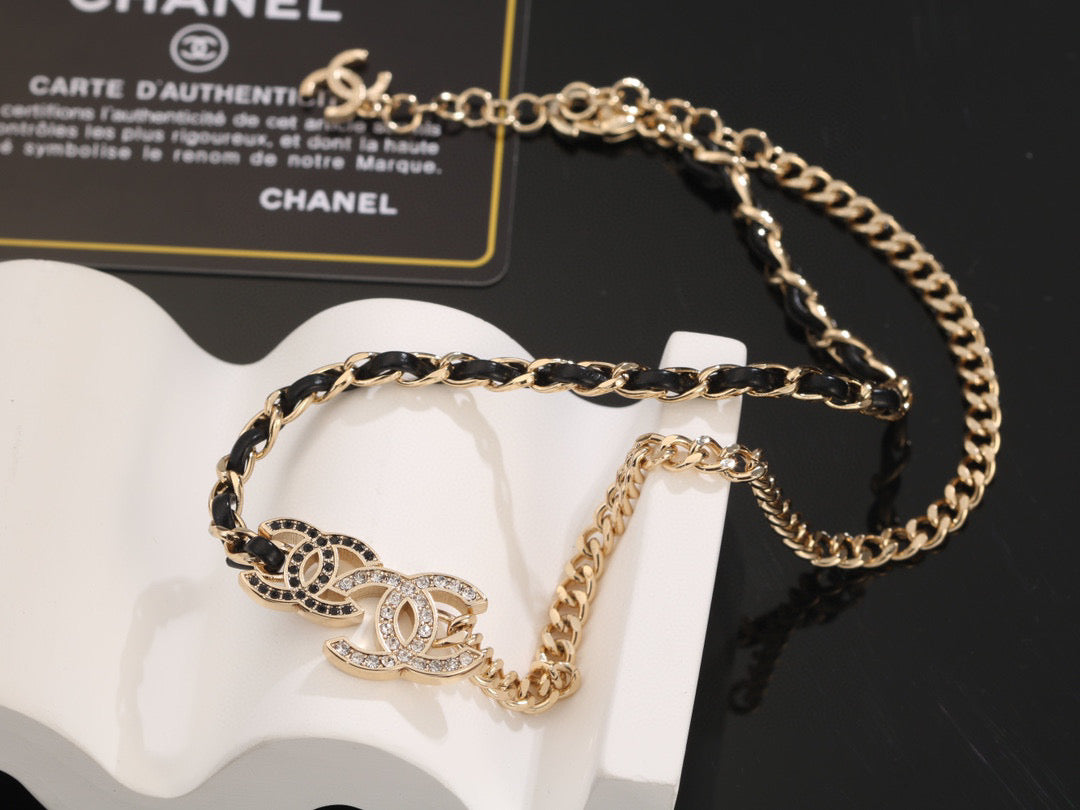 black brass dreamy Necklace for women - alternate angle view 2