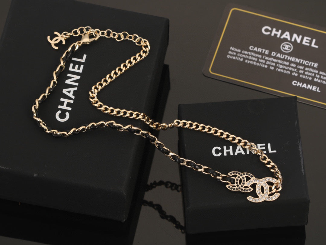 black brass dreamy Necklace for women - alternate angle view 3