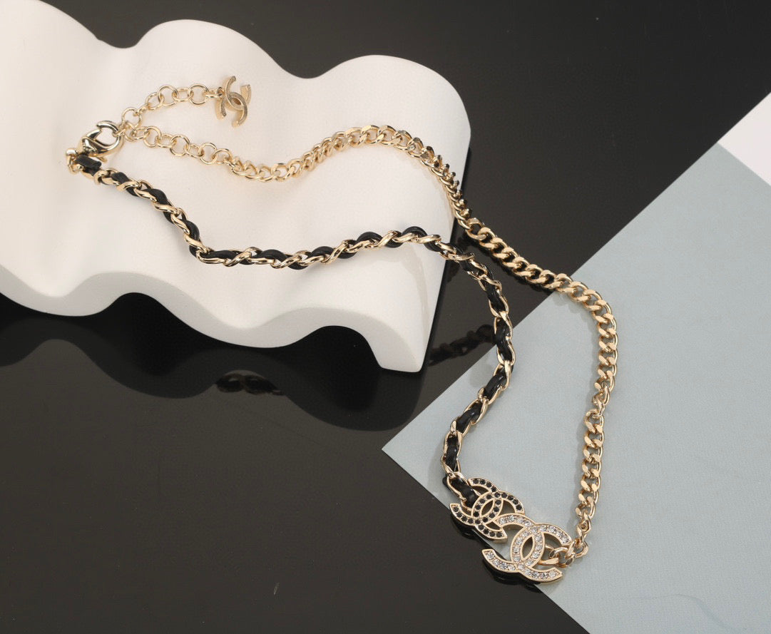 black brass dreamy Necklace for women - alternate angle view 5