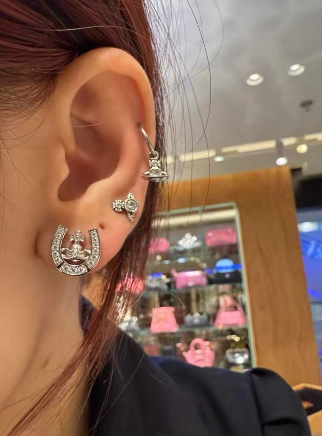 pink punk fashion accessory for women - product detail view