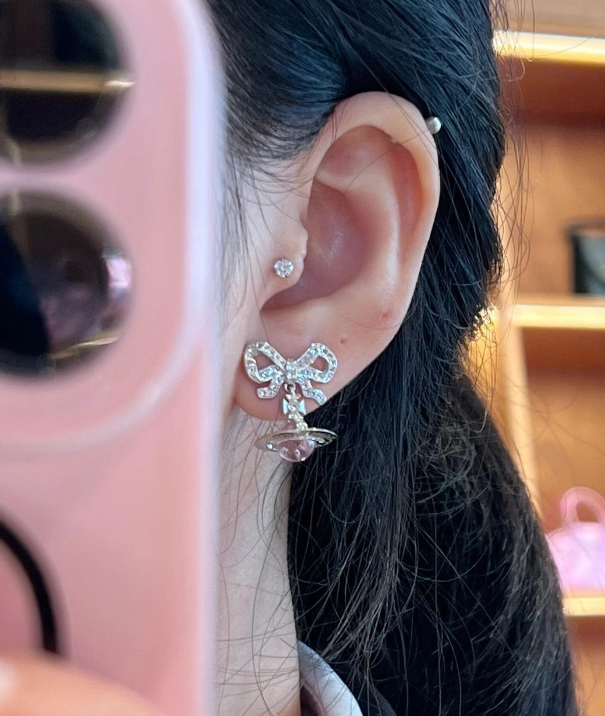 pink punk fashion accessory for women - product detail view