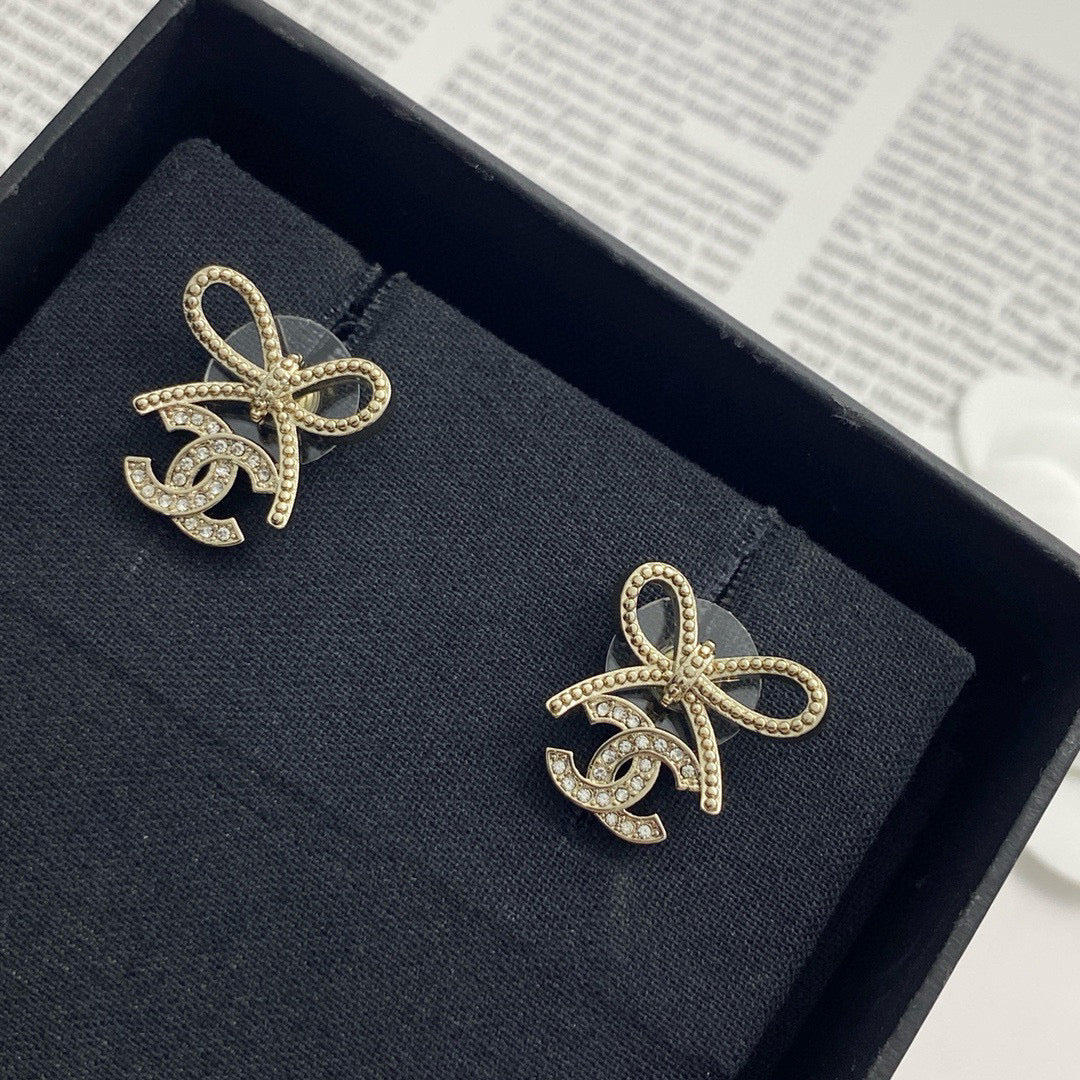 butterfly Drop Earrings for women - product detail view