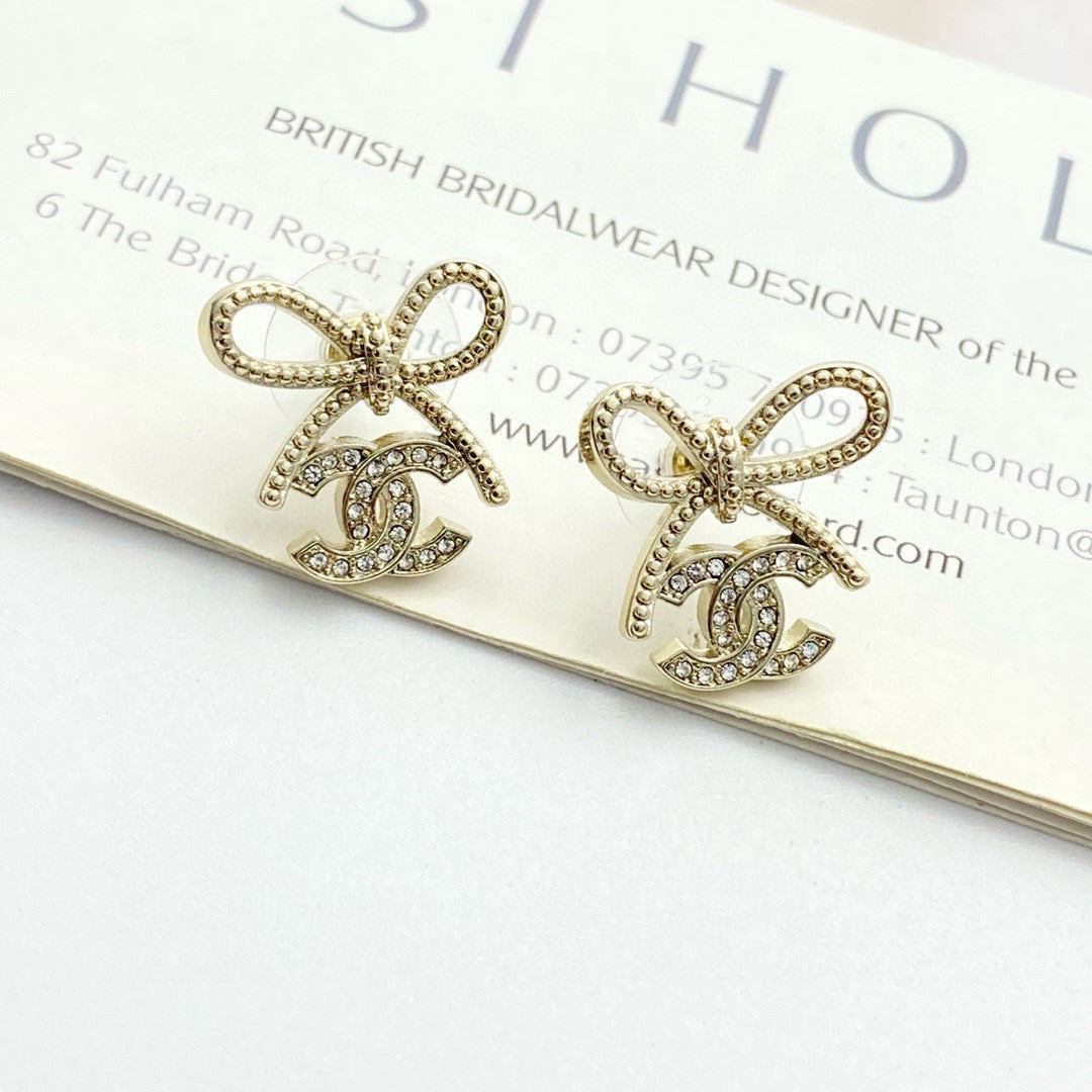 butterfly Drop Earrings for women - alternate angle view 5