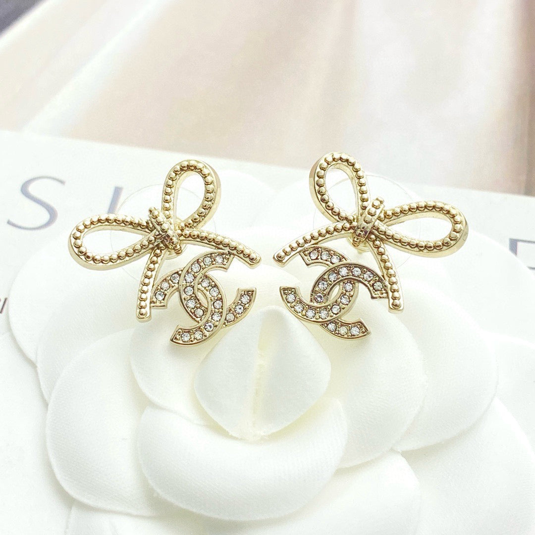 butterfly Drop Earrings for women - alternate angle view 4