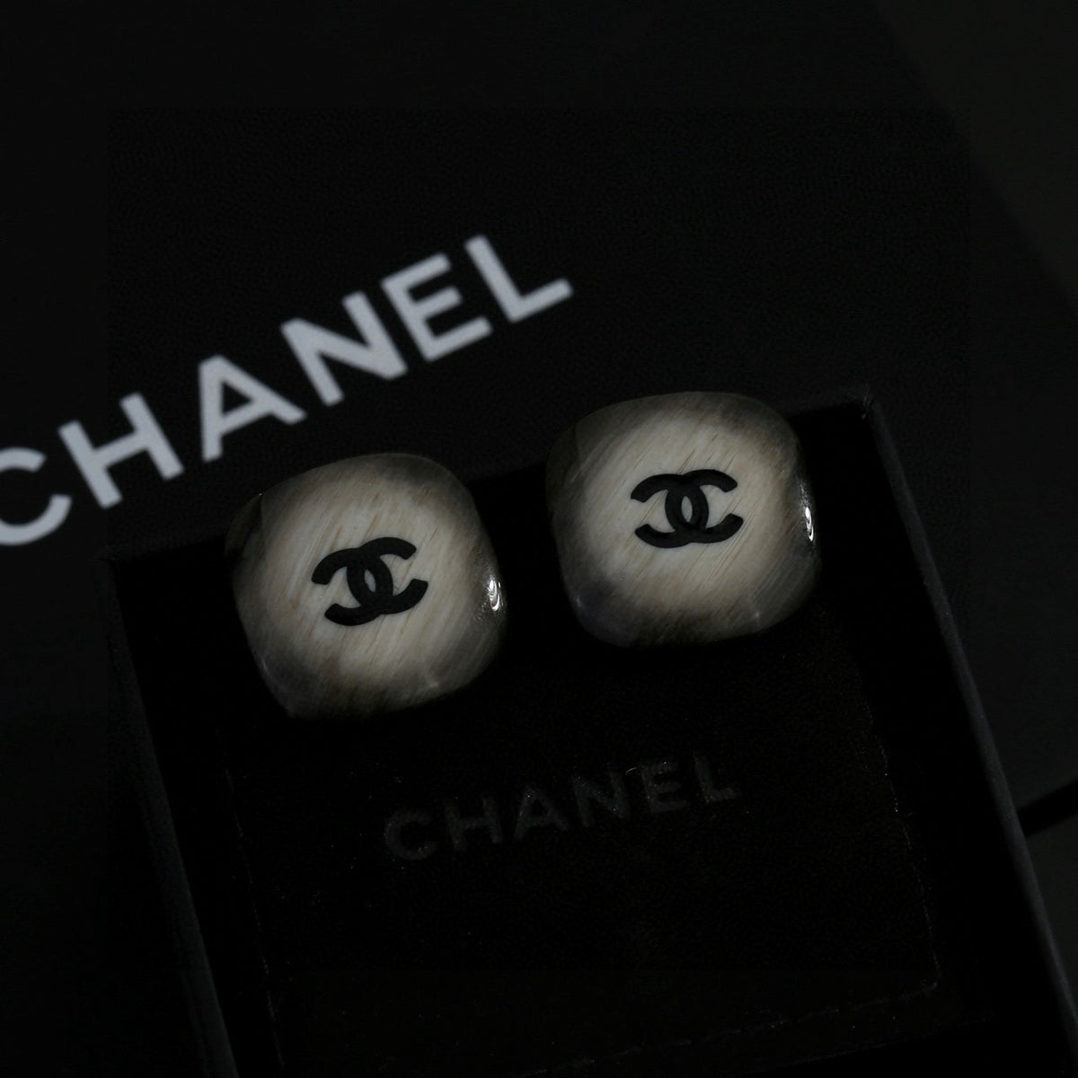acrylic luxury Drop Earrings for women - alternate angle view 4