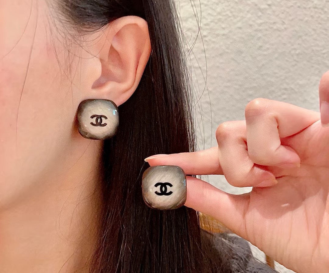 acrylic luxury Drop Earrings for women - alternate angle view 2