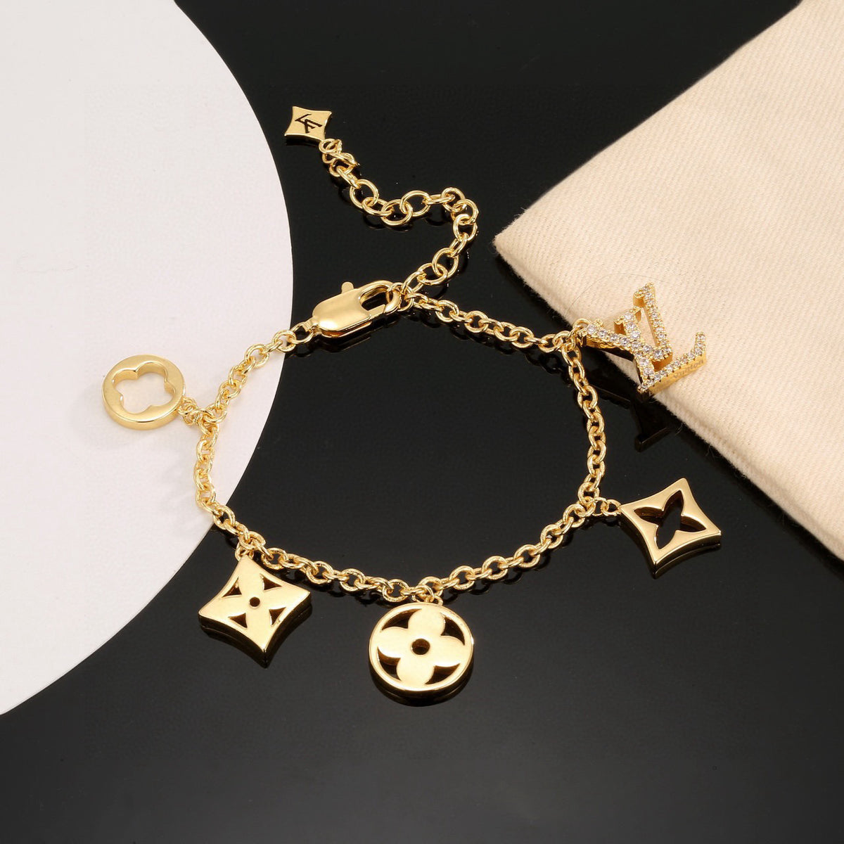 letter Bracelet for women - alternate angle view 4