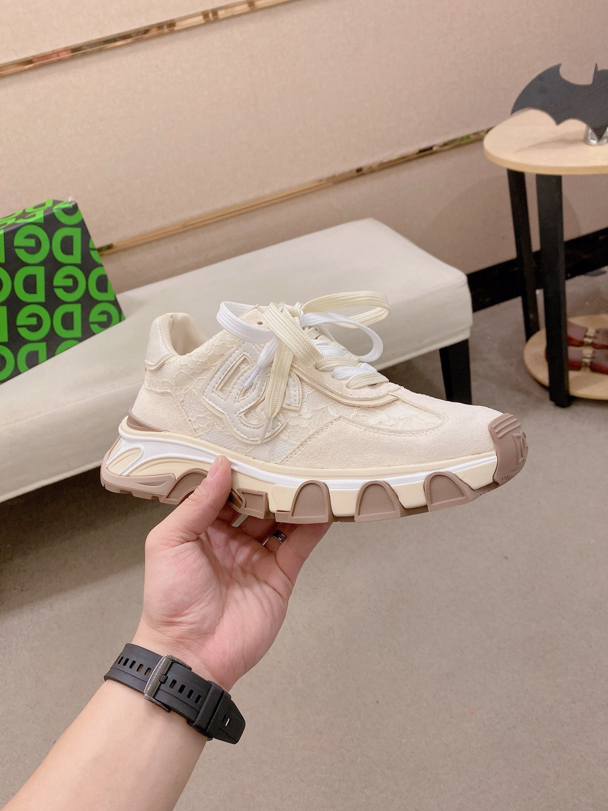 Dolce & Gabbana DG Couple's Athletic Casual Sneakers