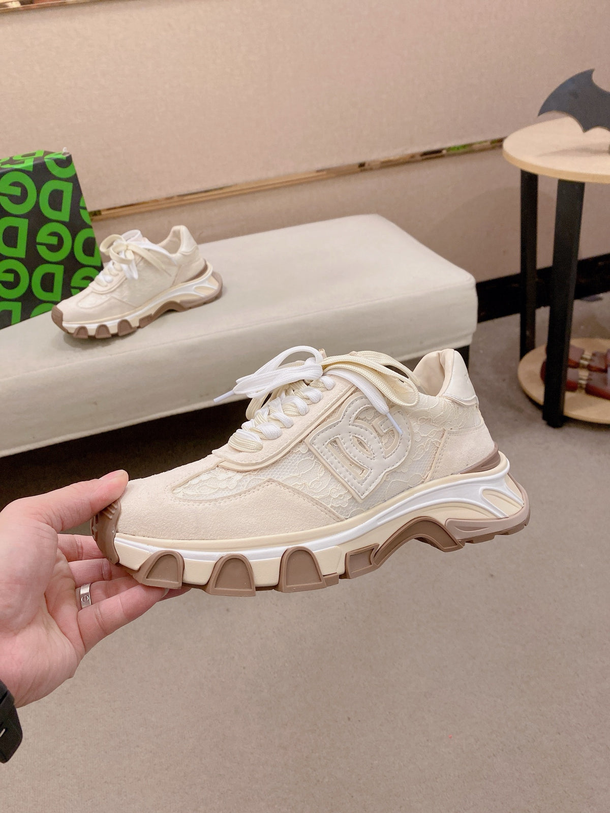 Dolce & Gabbana DG Couple's Athletic Casual Sneakers