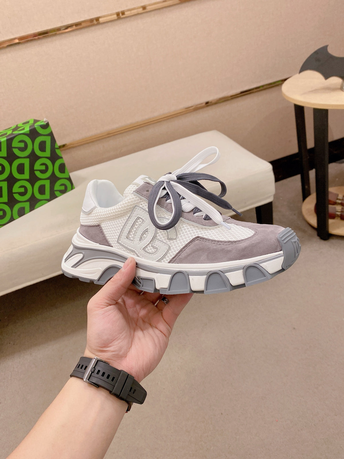 Dolce & Gabbana DG Couple's Athletic Casual Sneakers