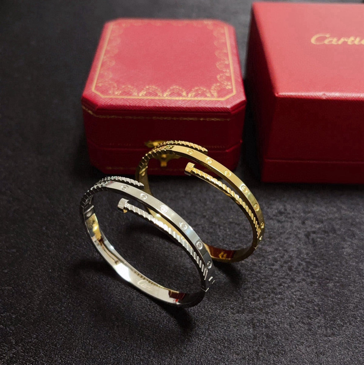 white delicate Bangle for women - alternate angle view 9