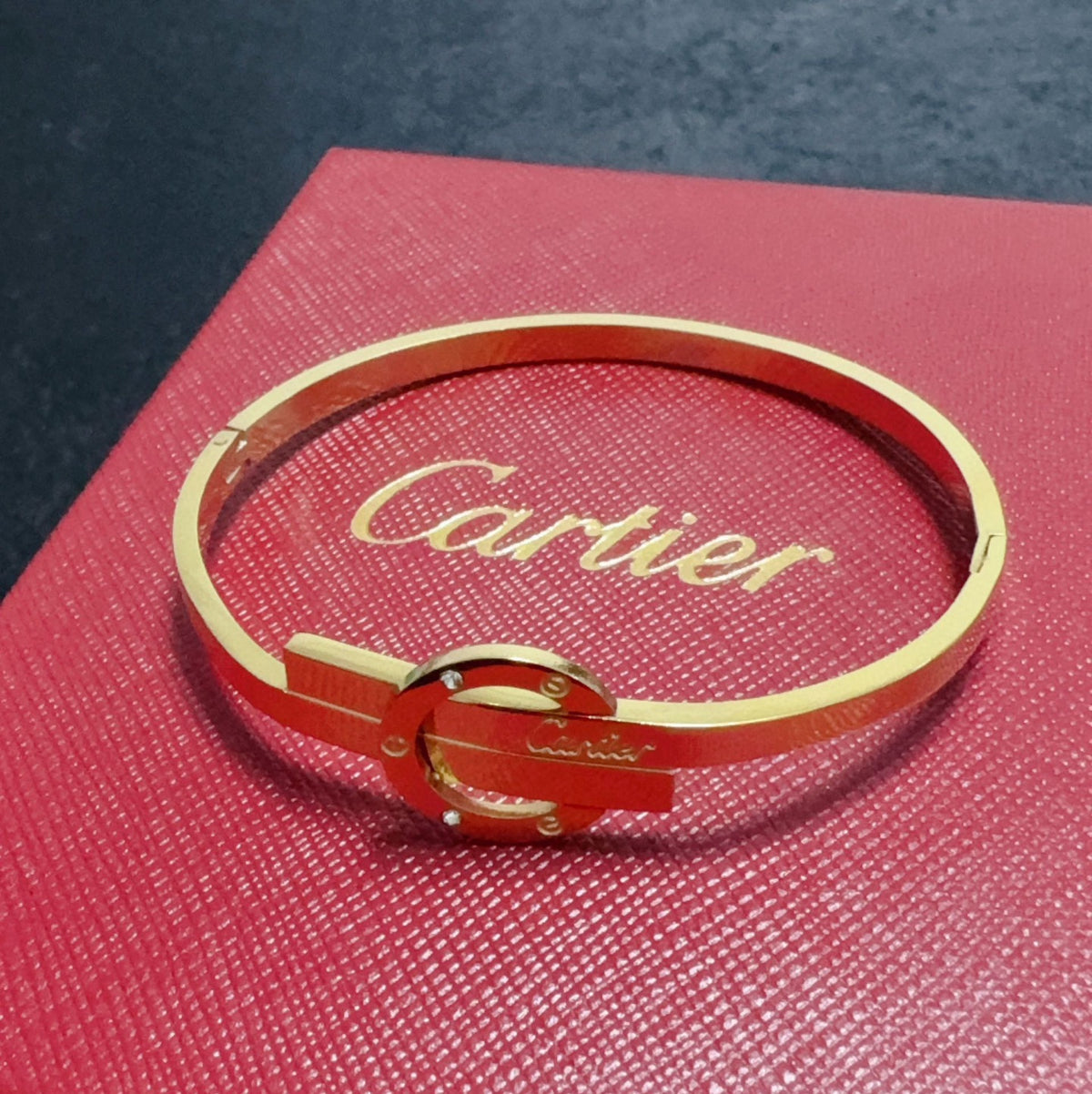 white delicate Bangle for women - alternate angle view 7