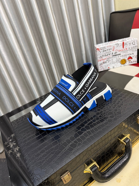 Dolce & Gabbana DG Men's PVC Slides with Molded TPU Sole