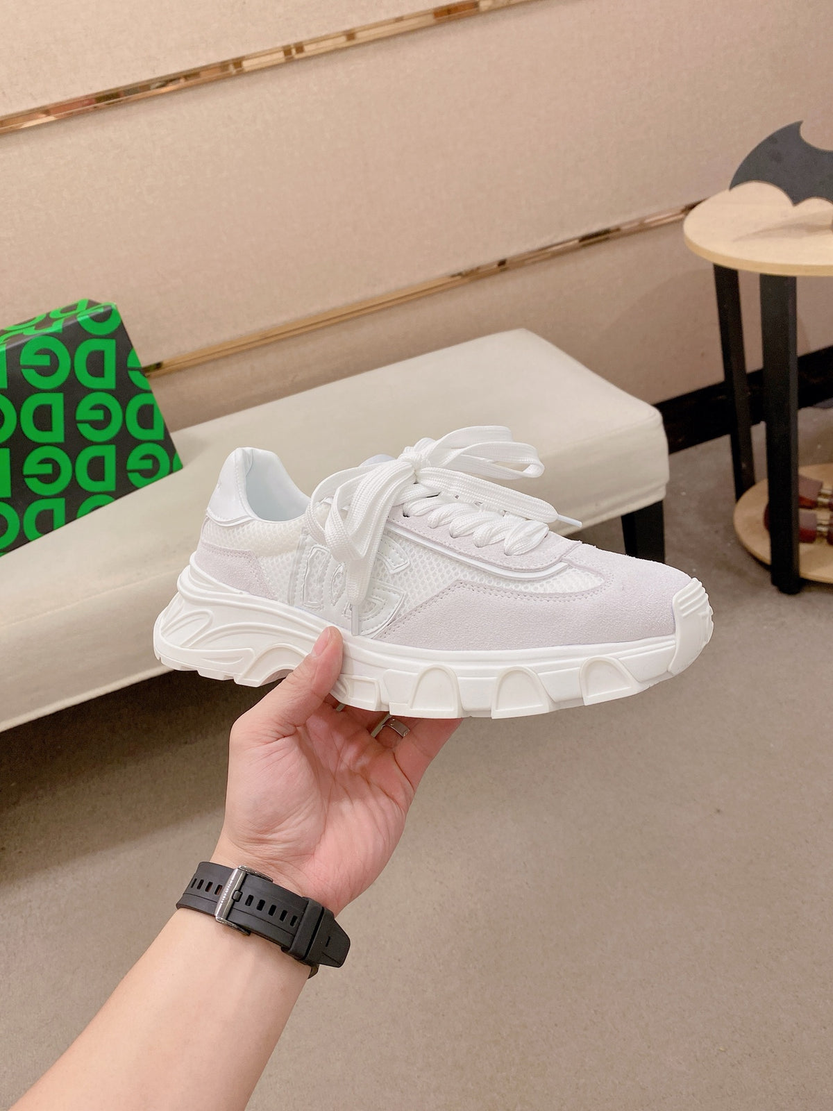 Dolce & Gabbana DG Couple's Athletic Casual Sneakers