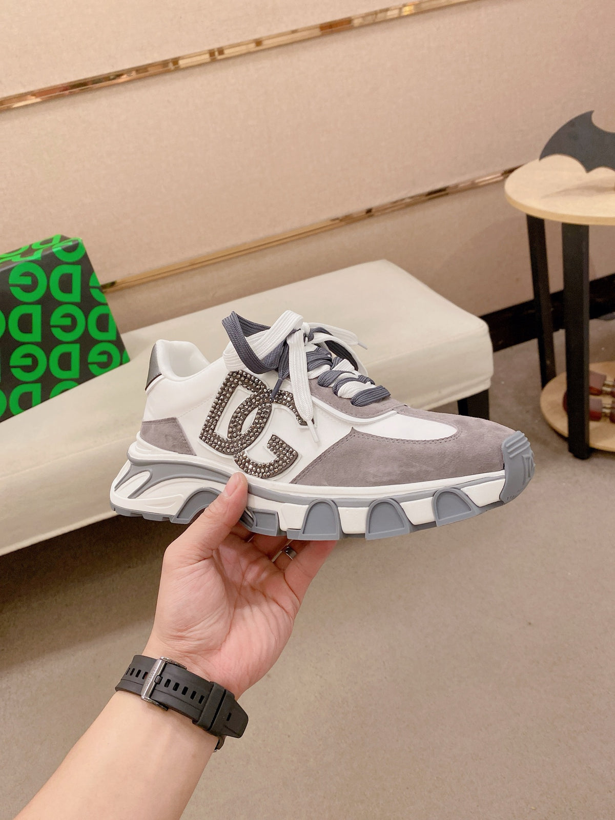 Dolce & Gabbana DG Couple's Athletic Casual Sneakers