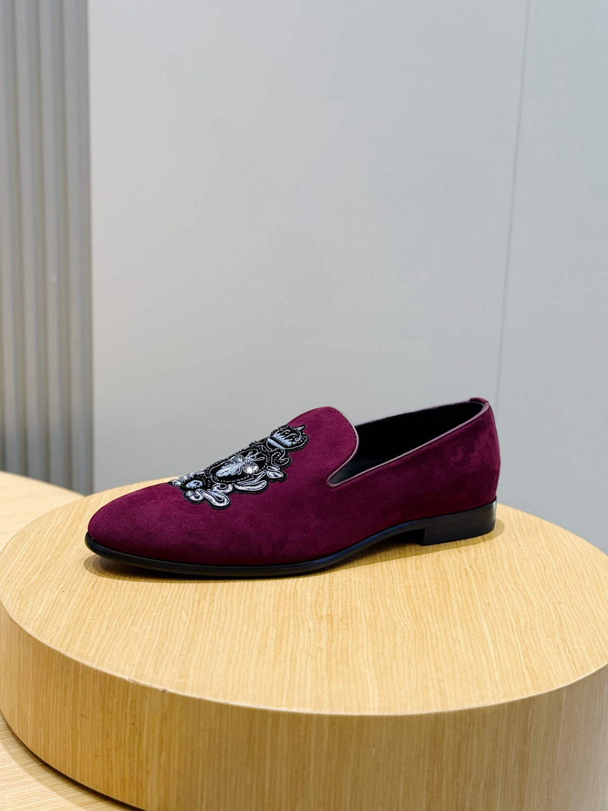 Dolce & Gabbana DG Men's Moccasin Loafers with Metal Horsebit