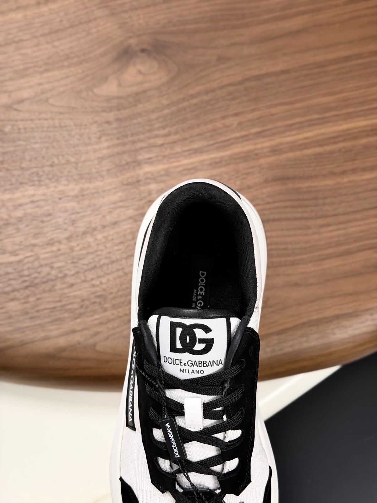 Dolce & Gabbana DG Premium Men's Mixed-Material Casual Sneakers