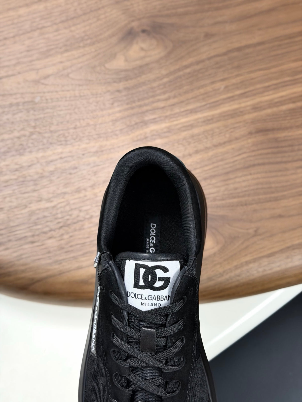 Dolce & Gabbana DG Premium Men's Mixed-Material Casual Sneakers