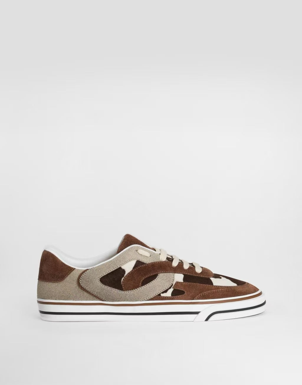 Dolce & Gabbana DG Men's Multi-Material Casual Sneakers 4 Colors