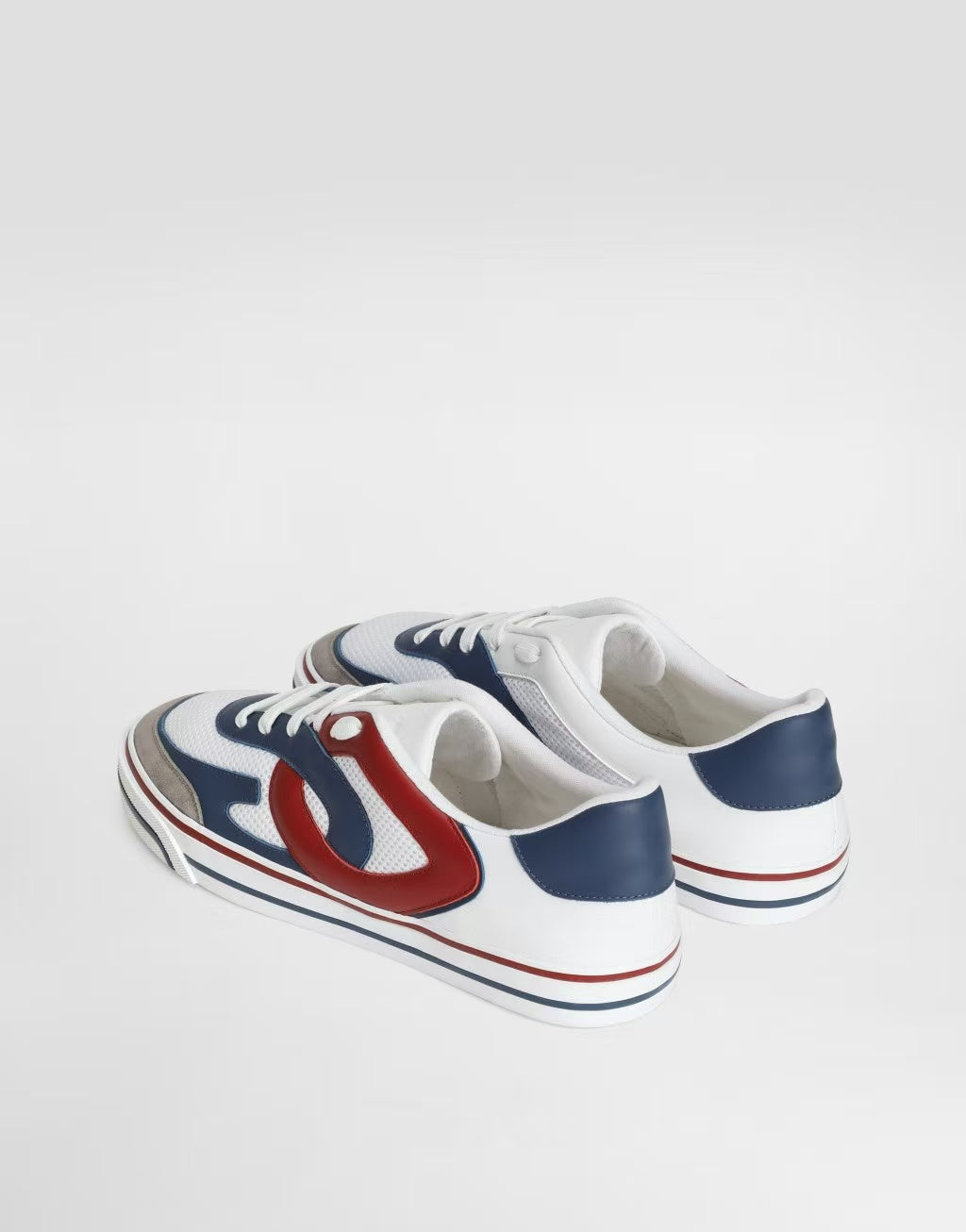 Dolce & Gabbana DG Men's Multi-Material Casual Sneakers 4 Colors