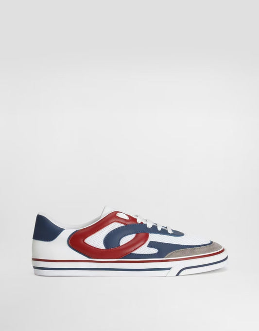 Dolce & Gabbana DG Men's Multi-Material Casual Sneakers 4 Colors