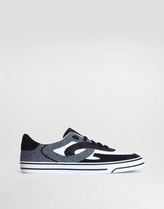 Dolce & Gabbana DG Men's Multi-Material Casual Sneakers 4 Colors