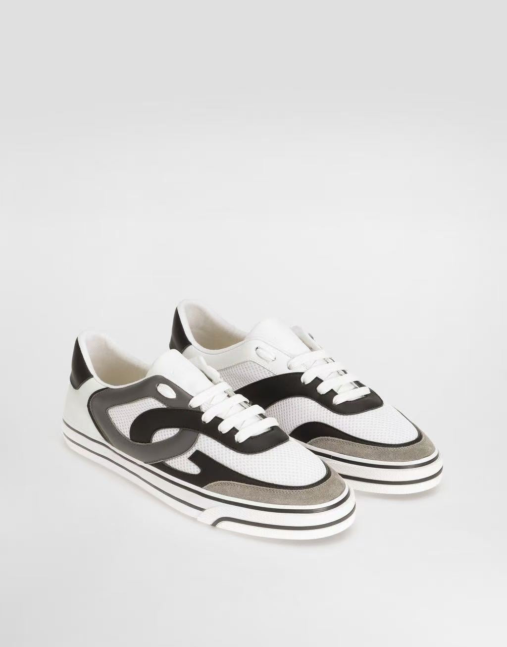 Dolce & Gabbana DG Men's Multi-Material Casual Sneakers 4 Colors