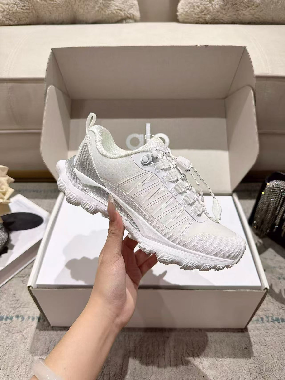 Salomon x CDG Chunky Mesh Sneakers for Women