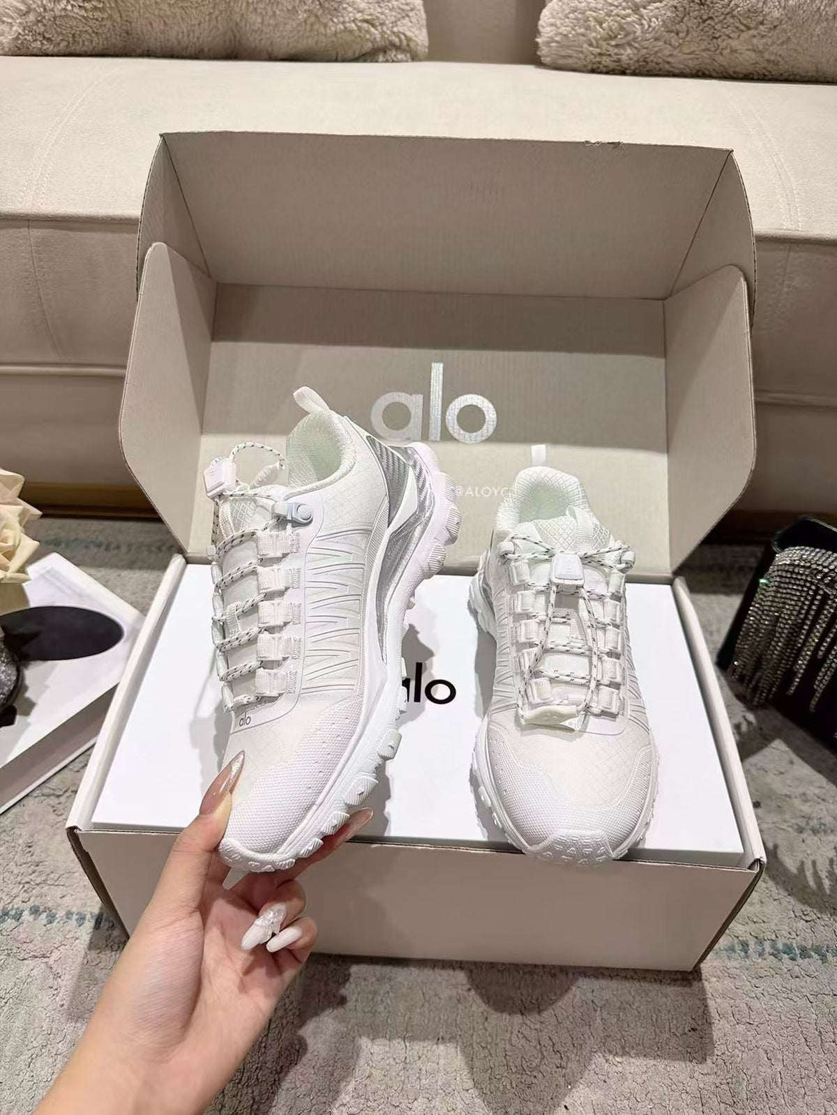 Salomon x CDG Chunky Mesh Sneakers for Women
