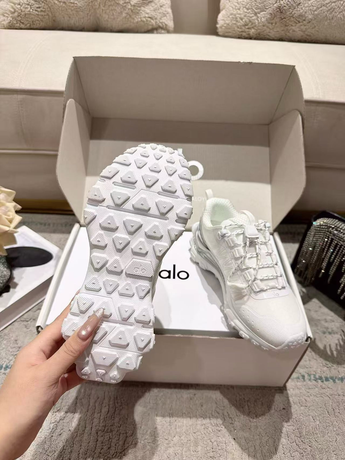 Salomon x CDG Chunky Mesh Sneakers for Women
