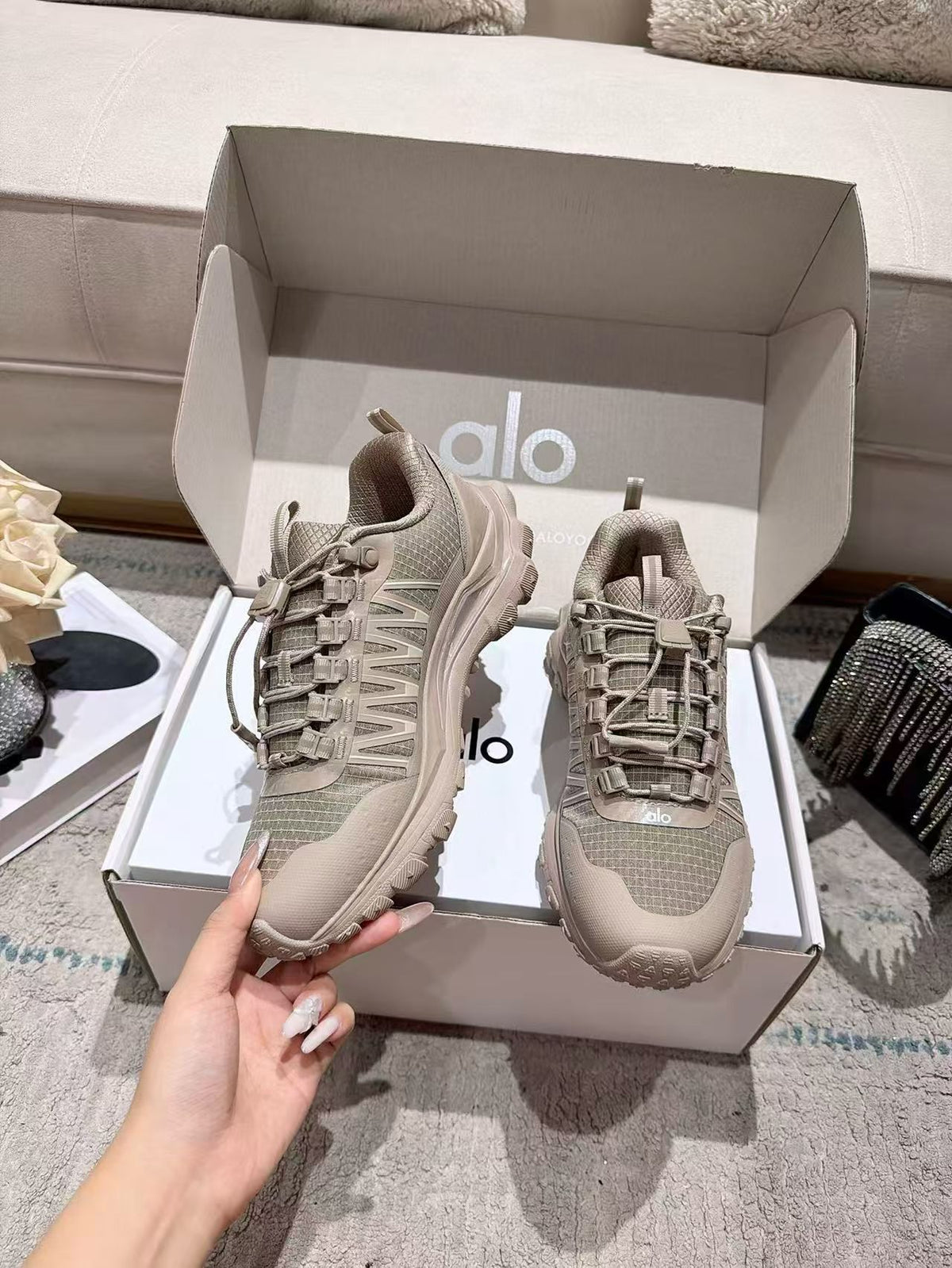Salomon x CDG Chunky Mesh Sneakers for Women