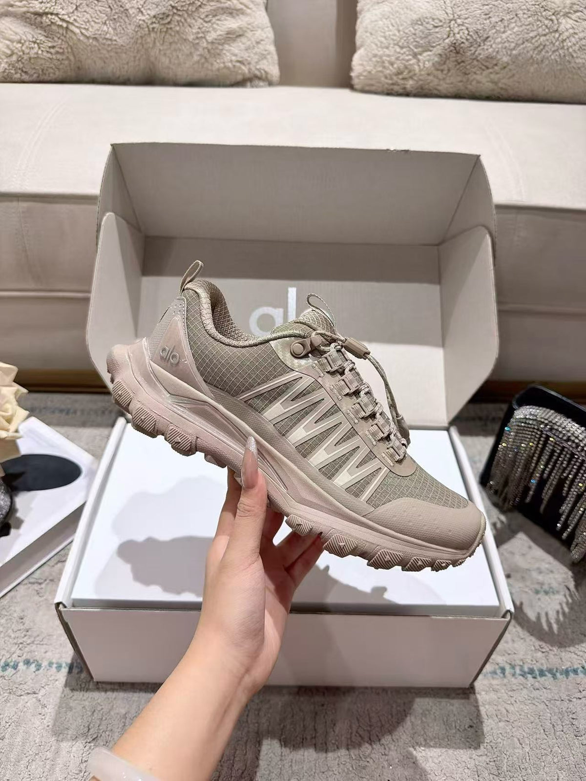 Salomon x CDG Chunky Mesh Sneakers for Women