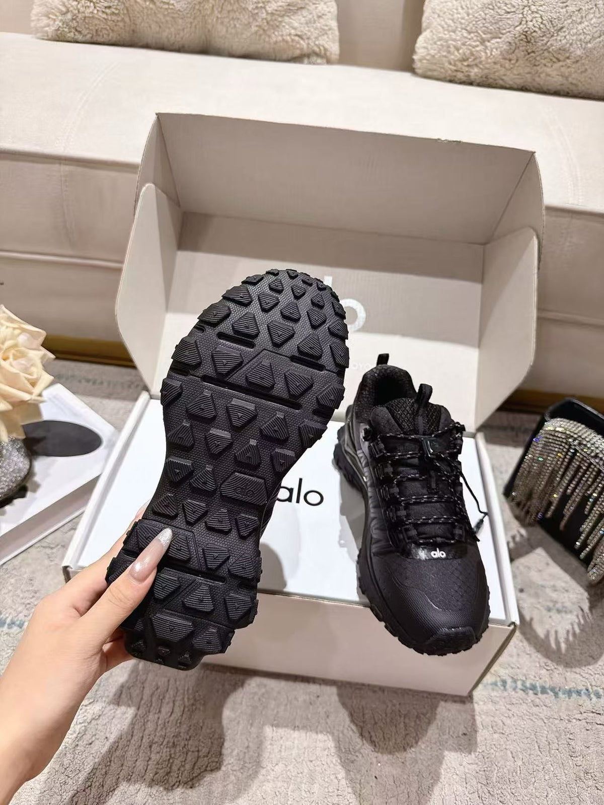 Salomon x CDG Chunky Mesh Sneakers for Women