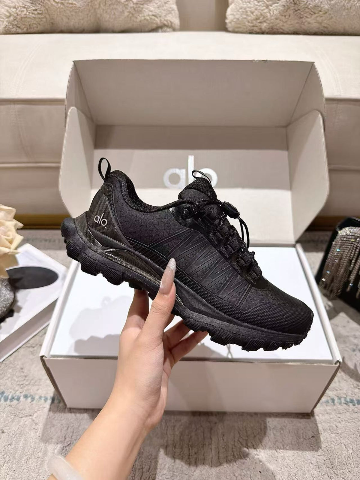 Salomon x CDG Chunky Mesh Sneakers for Women